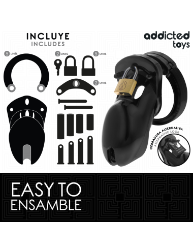 ADDICTED TOYS LOCKED - FORBIDDEN VAULT PENIS CAGE 10 CM
