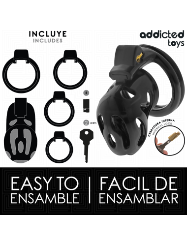 ADDICTED TOYS LOCKED - SEALED CRYPT PENIS CAGE 8 CM