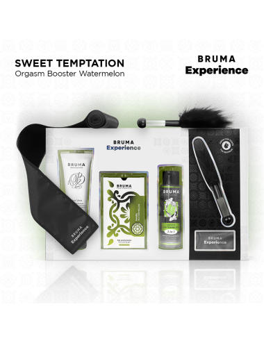 BRUMA XPERIENCE - SWEET WATERMELON TEMPTATION KIT WITH ORGASM ENHANCER