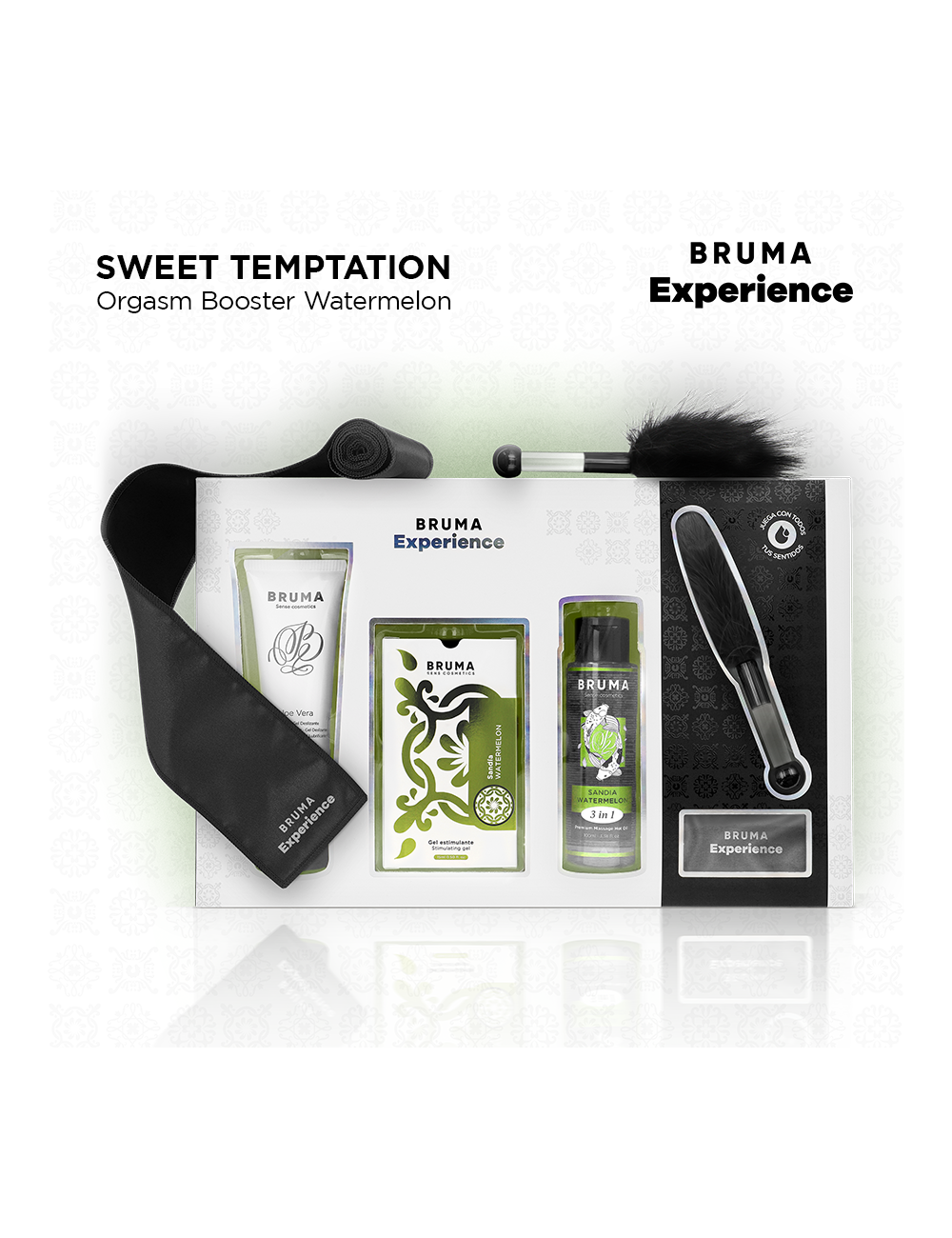 BRUMA XPERIENCE - SWEET WATERMELON TEMPTATION KIT WITH ORGASM ENHANCER BRUMA XPERIENCE - SWEET WATERMELON TEMPTATION KIT WITH ORGASM ENHANCER