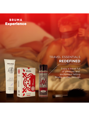 BRUMA XPERIENCE - SWEET STRAWBERRY TEMPTATION KIT WITH ORGASM ENHANCER