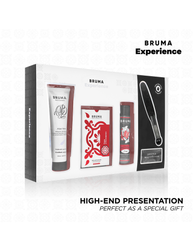 BRUMA XPERIENCE - SWEET STRAWBERRY TEMPTATION KIT WITH ORGASM ENHANCER