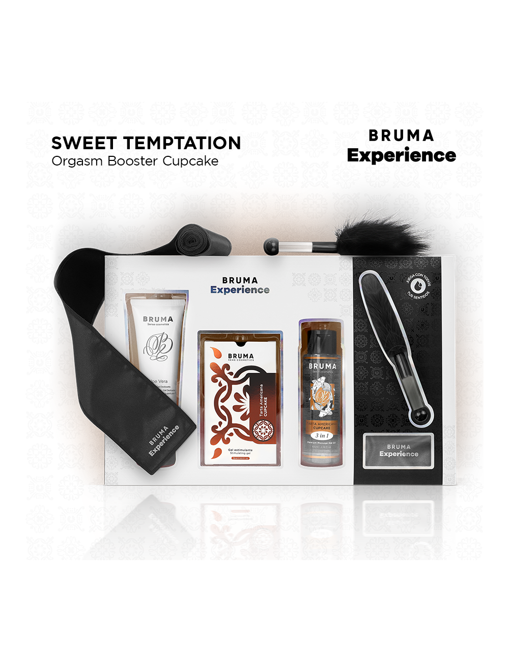 BRUMA XPERIENCE - SWEET AMERICAN TART TEMPTATION KIT WITH ORGASM ENHANCER