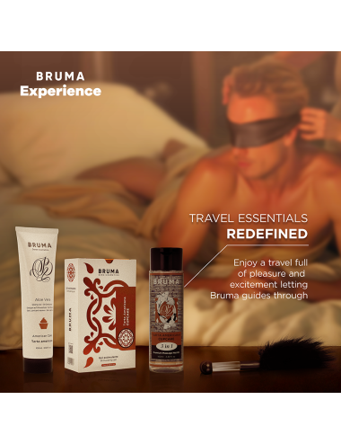 BRUMA XPERIENCE - SWEET AMERICAN TART TEMPTATION KIT WITH ORGASM ENHANCER