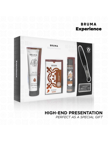 BRUMA XPERIENCE - SWEET AMERICAN TART TEMPTATION KIT WITH ORGASM ENHANCER