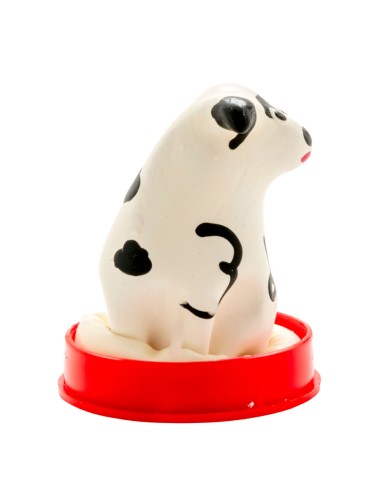 CONDOMERIE - HANDPAINTED NOVELTY CONDOMS DALMATIAN DOG