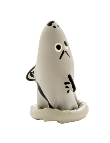 CONDOMERIE - HANDPAINTED NOVELTY CONDOMS SHARK MODEL 1