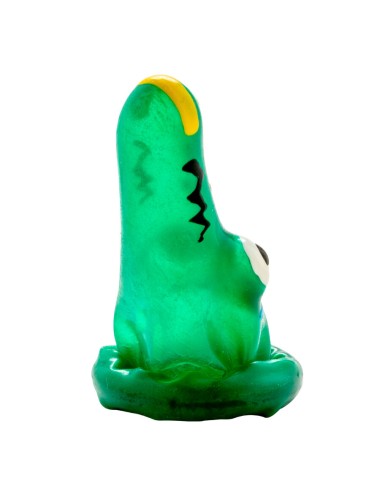 CONDOMERIE - HANDPAINTED NOVELTY CONDOMS CROCODILE MODEL 1