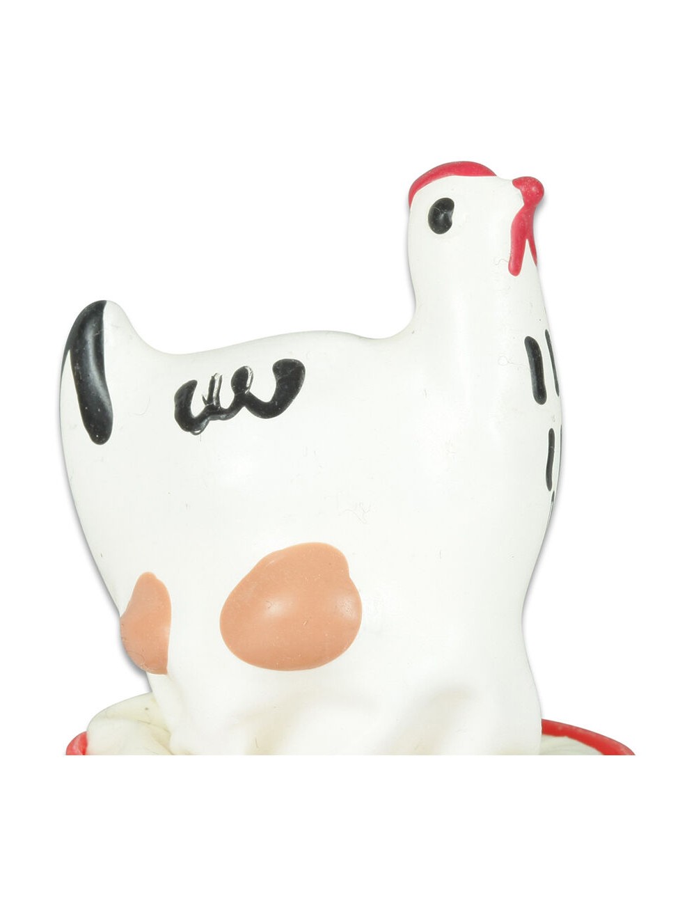 CONDOMERIE - HANDPAINTED NOVELTY CONDOMS CHICKEN WHITE CONDOMERIE - HANDPAINTED NOVELTY CONDOMS CHICKEN WHITE