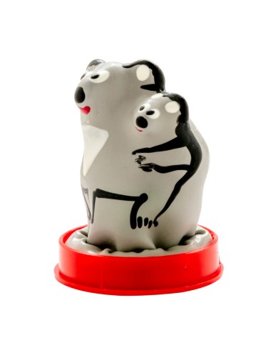 CONDOMERIE - HANDPAINTED NOVELTY CONDOMS KOALA + YOUNG