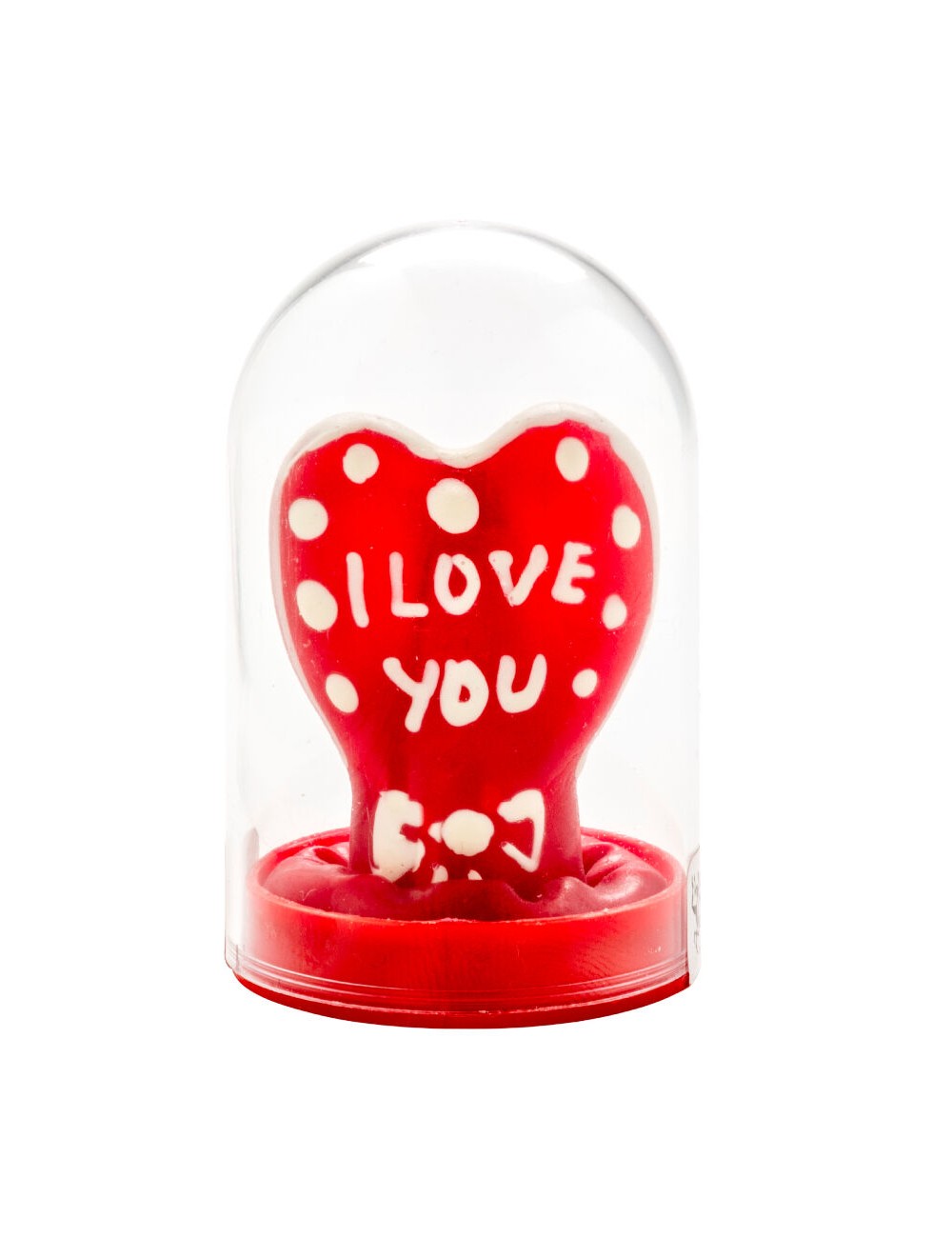 CONDOMERIE - HANDPAINTED NOVELTY CONDOMS HEART - I LOVE YOU MODEL 1 CONDOMERIE - HANDPAINTED NOVELTY CONDOMS HEART - I LOVE YOU MODEL 1