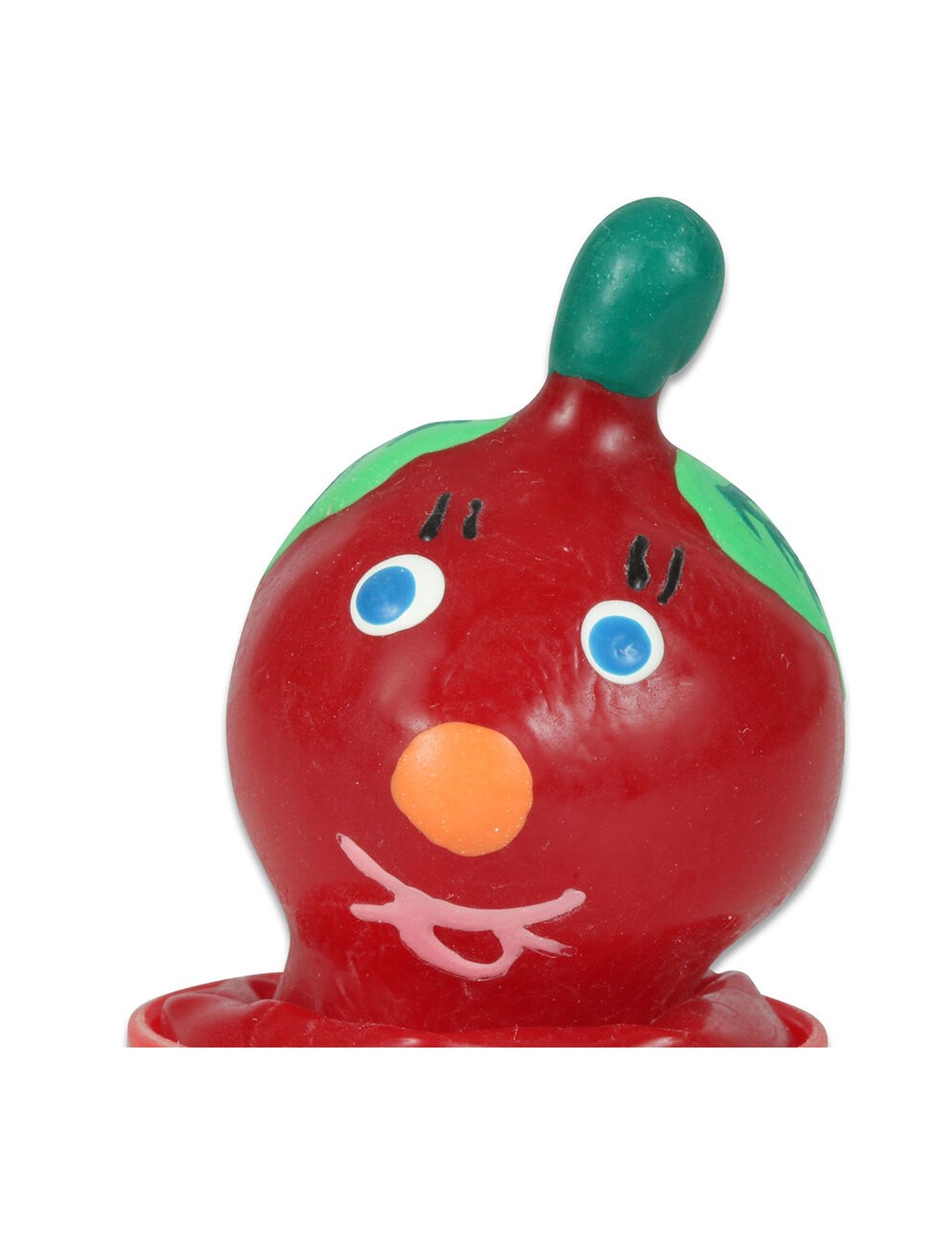CONDOMERIE - HANDPAINTED NOVELTY CONDOMS TOMATO