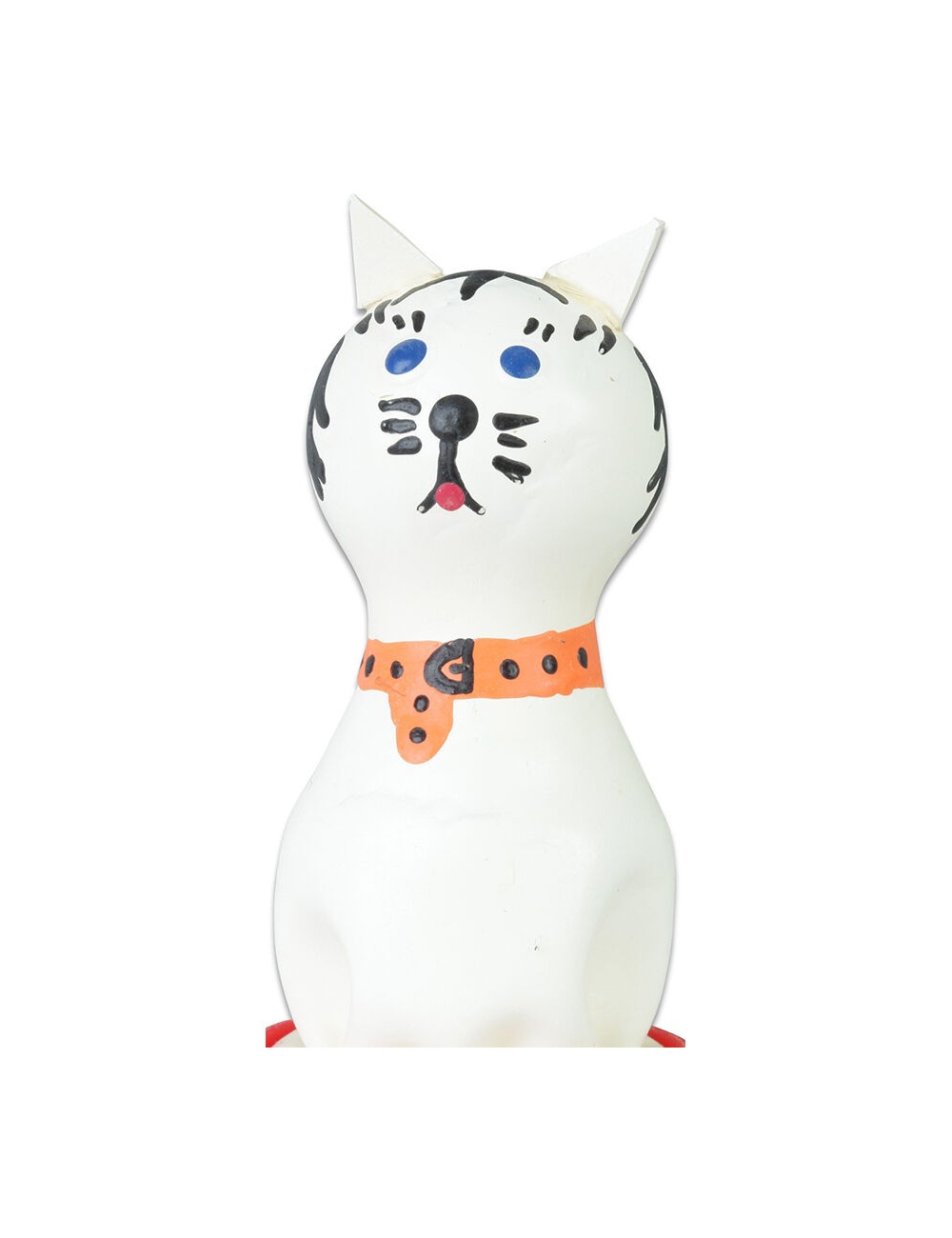 CONDOMERIE - HANDPAINTED NOVELTY CONDOMS CAT WHITE