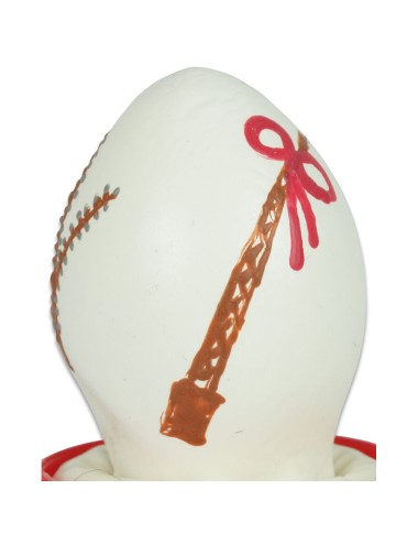 CONDOMERIE - HANDPAINTED NOVELTY CONDOMS EASTER EGG WHITE