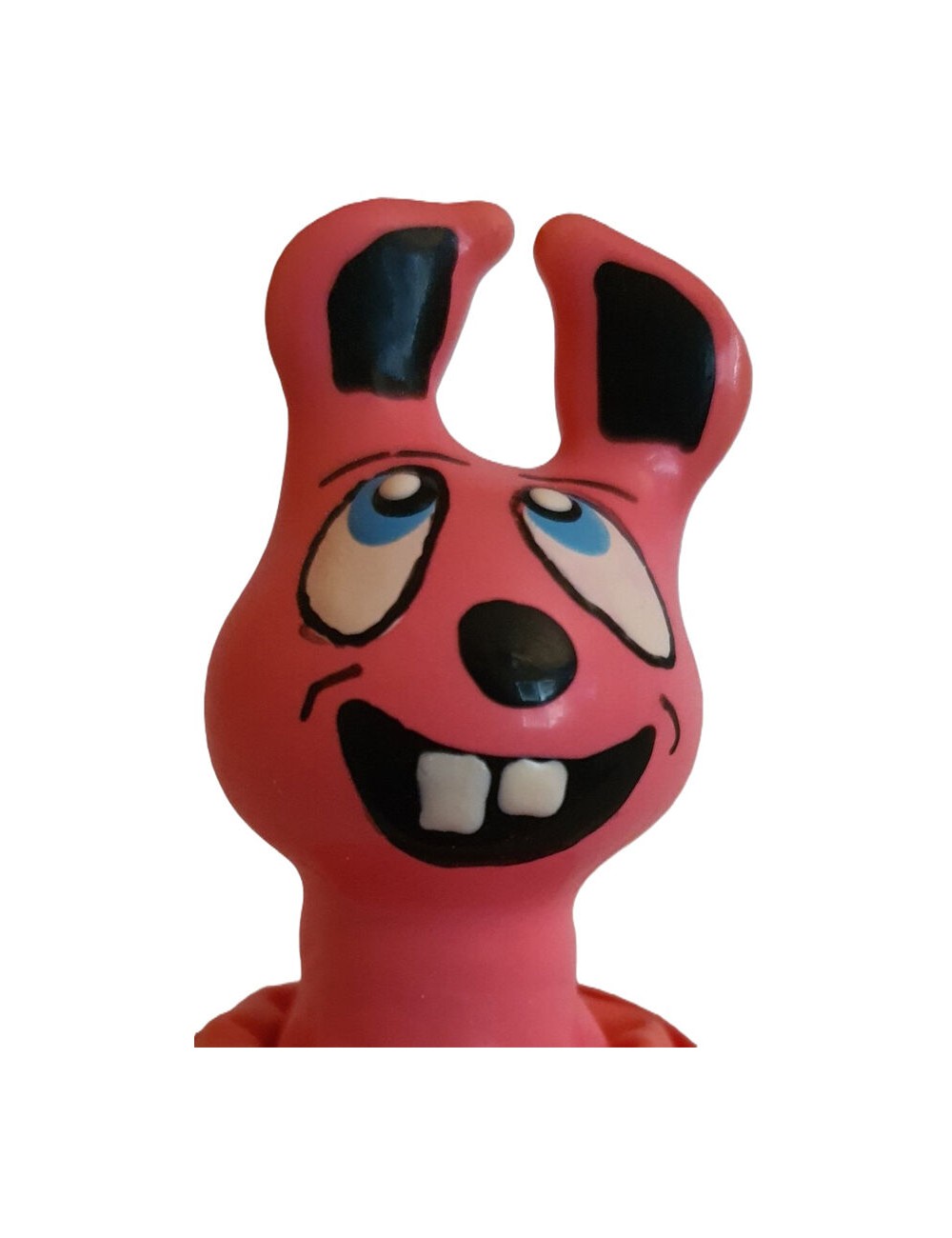 CONDOMERIE - HANDPAINTED NOVELTY CONDOMS LAUGHING PINK HARE CONDOMERIE - HANDPAINTED NOVELTY CONDOMS LAUGHING PINK HARE