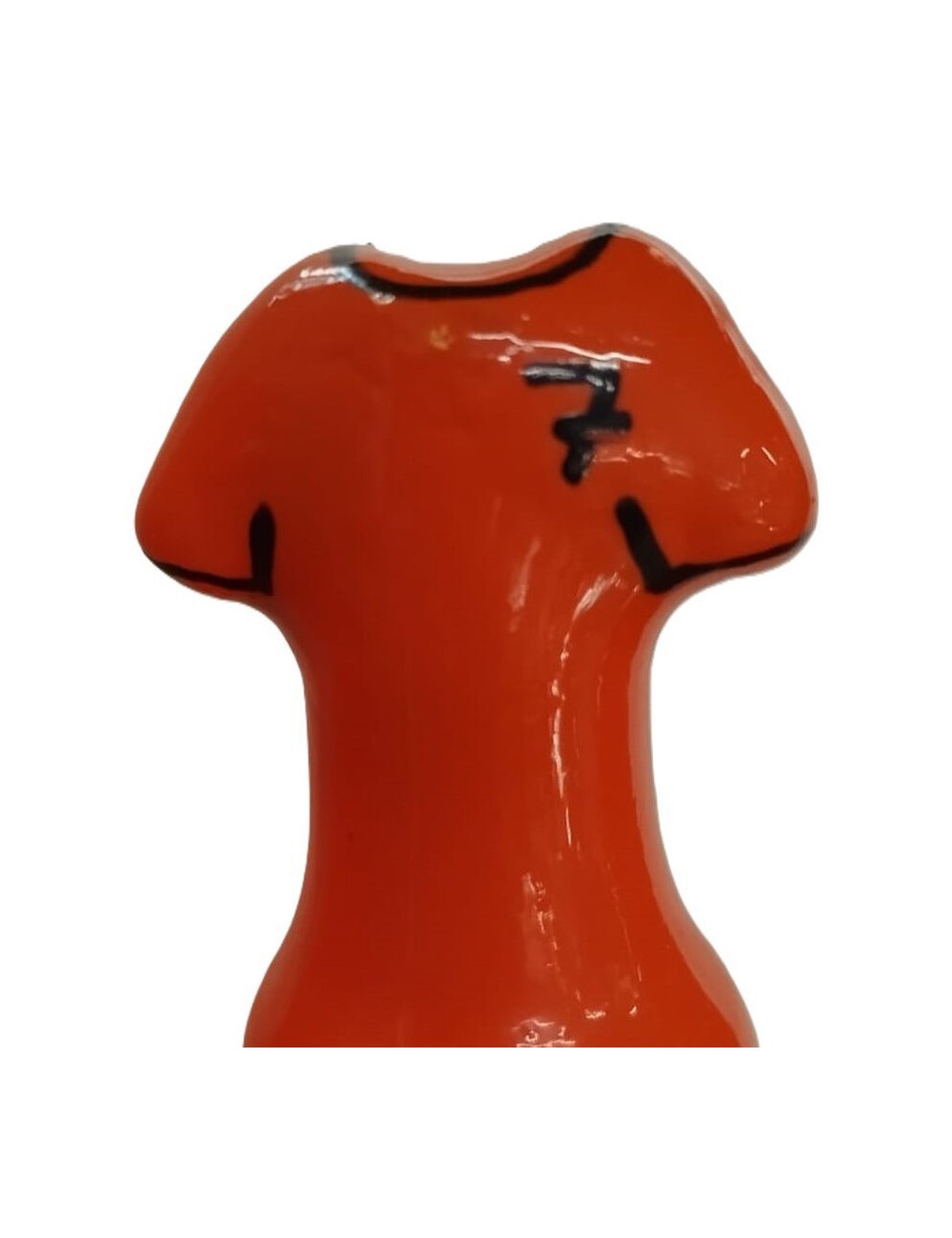 CONDOMERIE - HANDPAINTED NOVELTY CONDOMS ORANGE SHIRT CONDOMERIE - HANDPAINTED NOVELTY CONDOMS ORANGE SHIRT