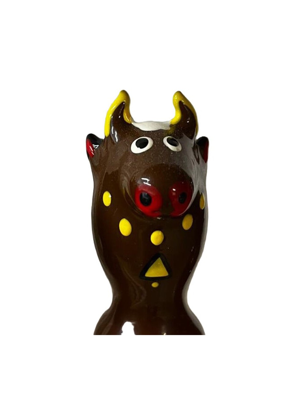 CONDOMERIE - HANDPAINTED NOVELTY CONDOMS BULL BLACK MODEL 2 CONDOMERIE - HANDPAINTED NOVELTY CONDOMS BULL BLACK MODEL 2