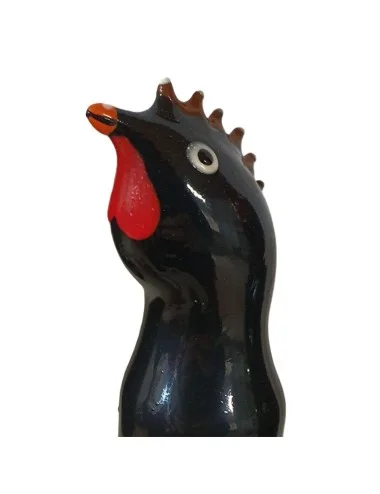 CONDOMERIE - HANDPAINTED NOVELTY CONDOMS BLACK ROOSTER