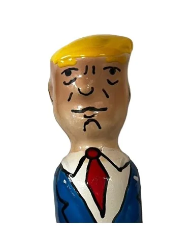 CONDOMERIE - HANDPAINTED NOVELTY CONDOMS GRUMPY TRUMP