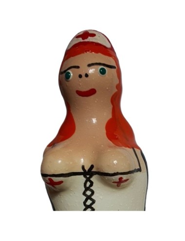CONDOMERIE - HANDPAINTED NOVELTY CONDOMS NURSE REDHEAD
