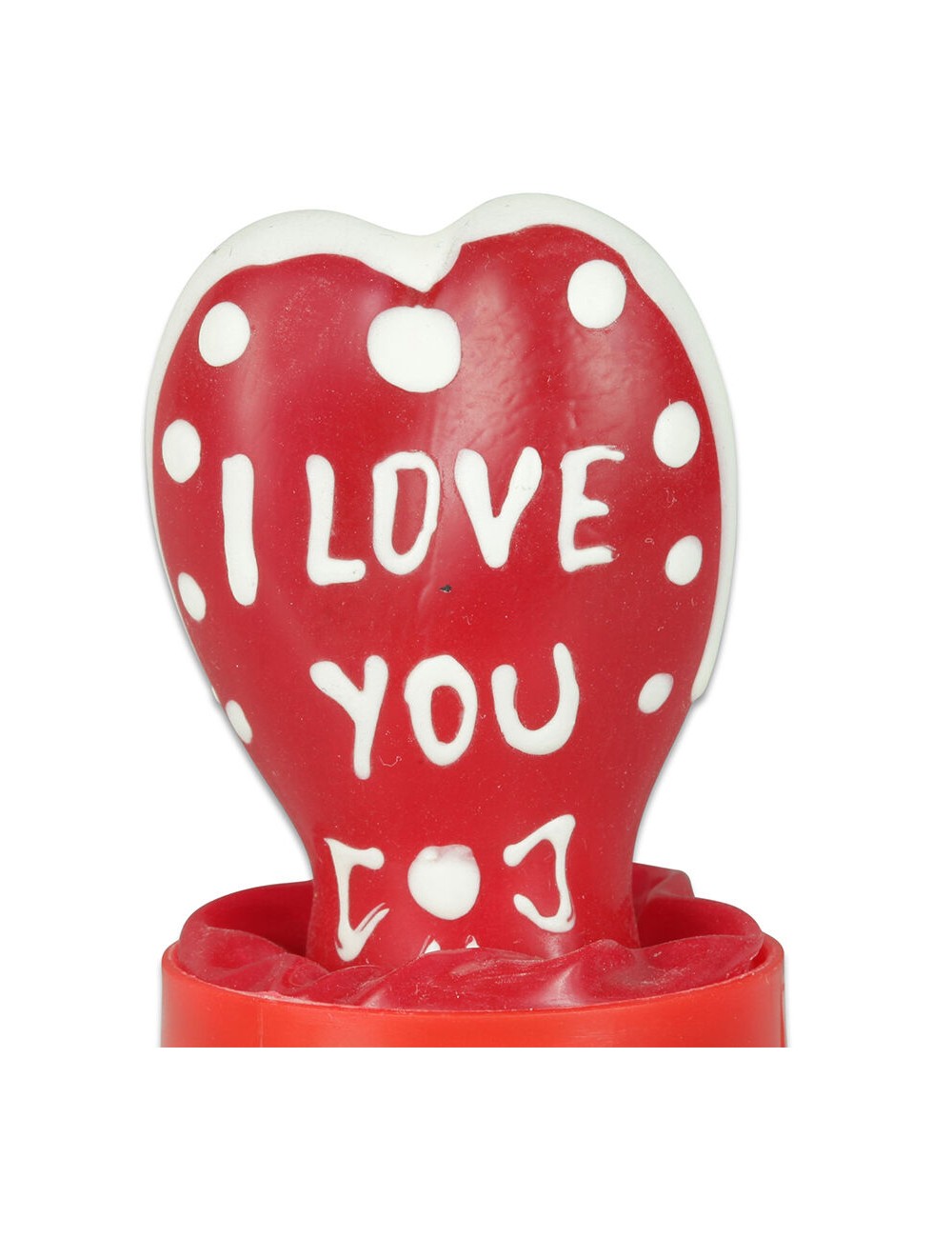 CONDOMERIE - HANDPAINTED NOVELTY CONDOMS HEART - I LOVE YOU MODEL 2 CONDOMERIE - HANDPAINTED NOVELTY CONDOMS HEART - I LOVE YOU MODEL 2