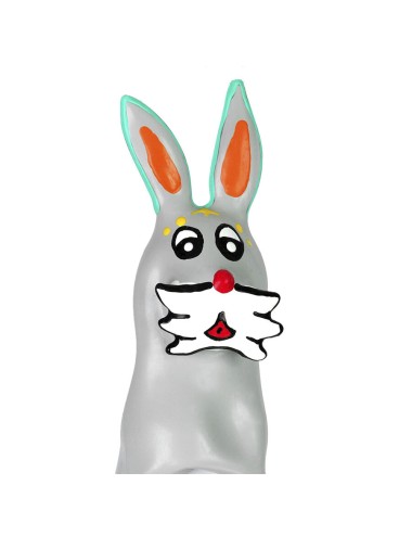 CONDOMERIE - HANDPAINTED NOVELTY CONDOMS BUNNY