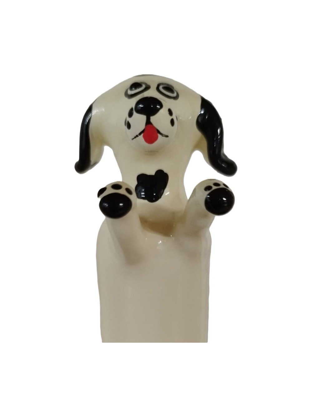 CONDOMERIE - HANDPAINTED NOVELTY CONDOMS HAPPY WHITE DOG CONDOMERIE - HANDPAINTED NOVELTY CONDOMS HAPPY WHITE DOG