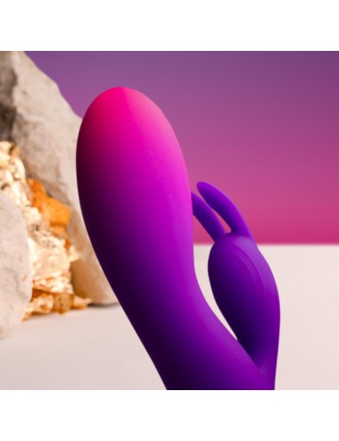 ROCKS- OFF - GLO- GIRL PURPLE RABBIT VIBRATOR