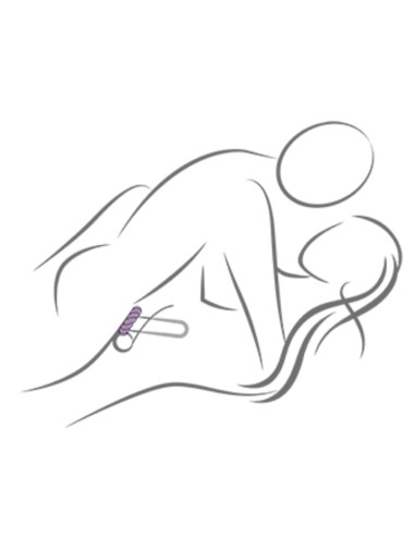 ROCKS-OFF - TWIST BLACK SILICONE MASTURBATOR RING