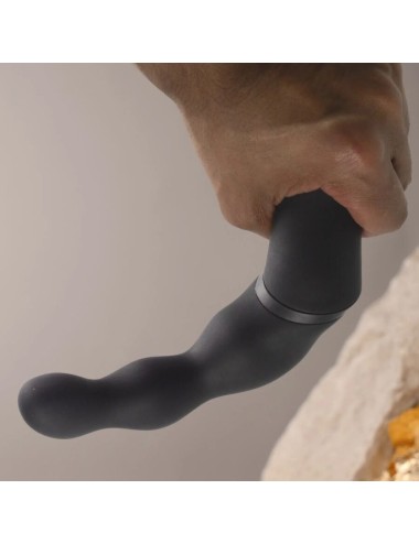 ROCKS-OFF - BLACK PROSTATE AND ANAL VIBRATOR ADAPTER