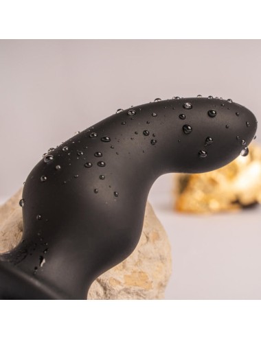 ROCKS-OFF - RO-ZEN RRO ANAL PLUG WITH VIBRATING PENIS RING BLACK