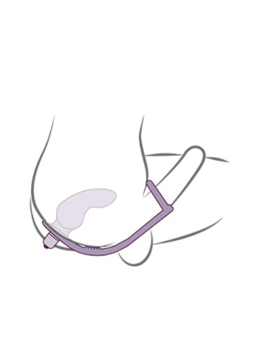 ROCKS-OFF - RO-ZEN RRO ANAL PLUG WITH VIBRATING PENIS RING BLACK