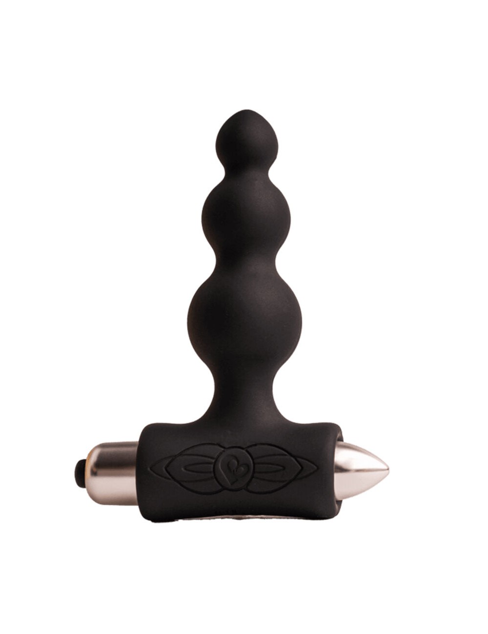 ROCKS- OFF - PETITE SENSATIONS BUBBLES ANAL PLUG VIBRATOR BLACK