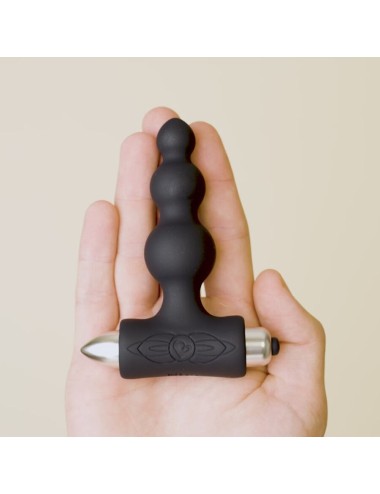 ROCKS- OFF - PETITE SENSATIONS BUBBLES ANAL PLUG VIBRATOR BLACK