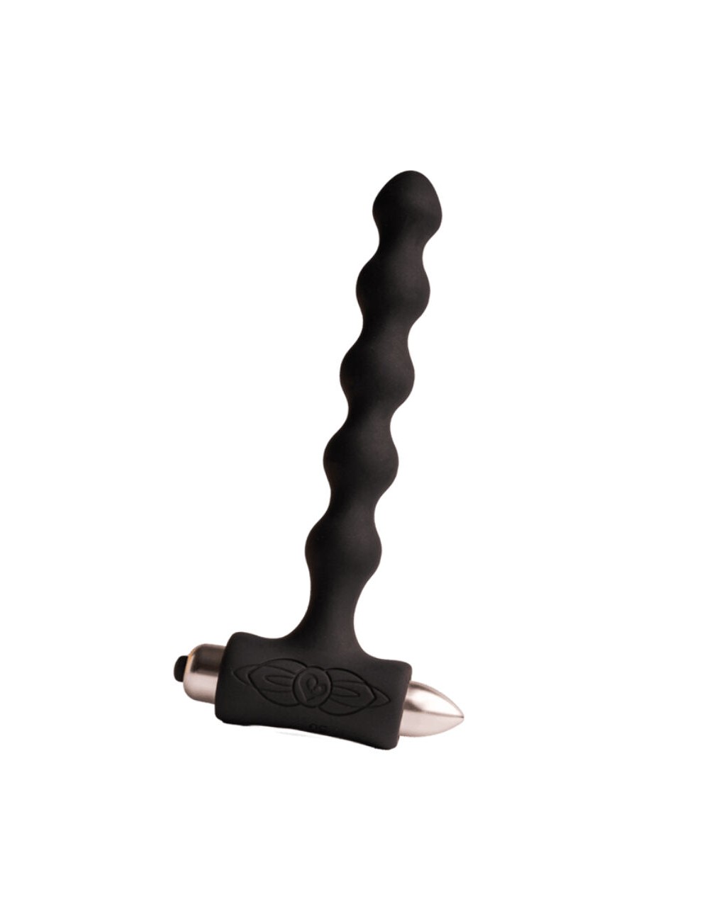 ROCKS- OFF - PETITE SENSATIONS PEARLS ANAL PLUG VIBRATOR BLACK