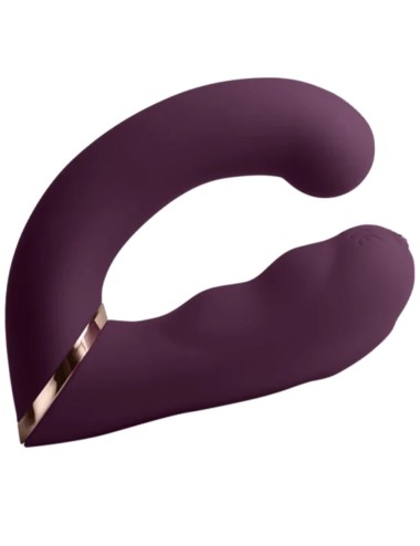 ROCKS-OFF - GEMINI DUAL VIBRATOR G-SPOT CLITORIS STIMULATOR PURPLE