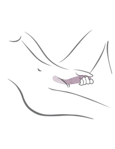 ROCKS-OFF - GEMINI DUAL VIBRATOR G-SPOT CLITORIS STIMULATOR PURPLE
