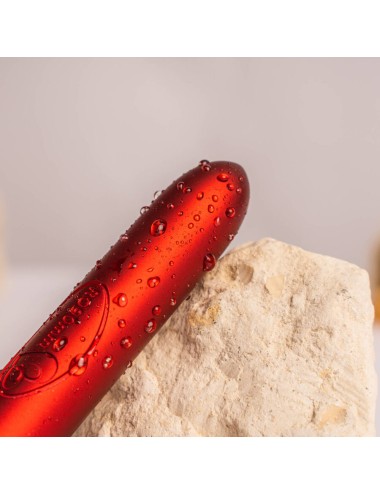 ROCKS-OFF - RO-90 SCARLET VELVET VIBRATING BULLET RED