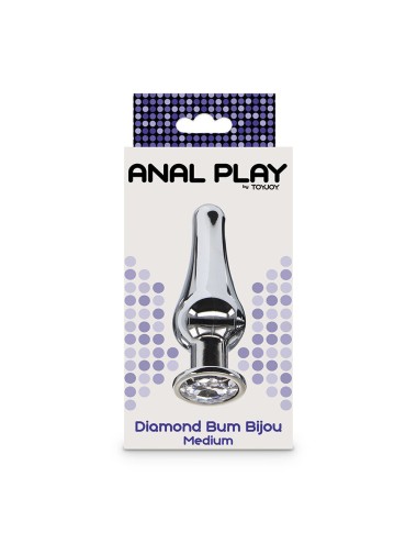 TOYJOY - ANAL PLAY DIAMOND BUM BIJOU MEDIUM ANAL PLUG