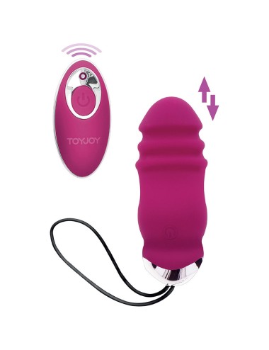 TOYJOY - HAPPINESS SUNN SIDE UP AND DOWN VIBRATOR REMOTE CONTROL FUCHSIA