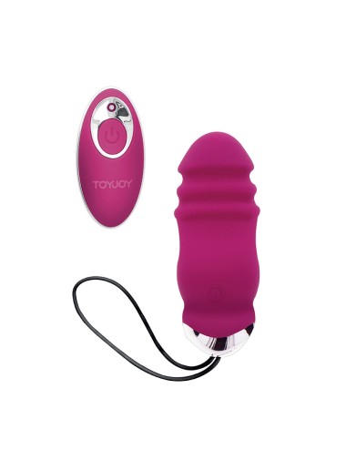 TOYJOY - HAPPINESS SUNN SIDE UP AND DOWN VIBRATOR REMOTE CONTROL FUCHSIA