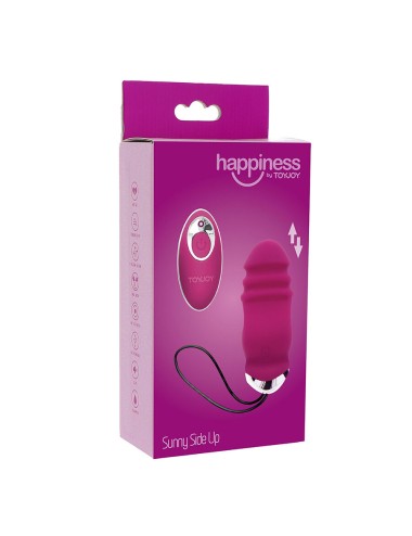 TOYJOY - HAPPINESS SUNN SIDE UP AND DOWN VIBRATOR REMOTE CONTROL FUCHSIA