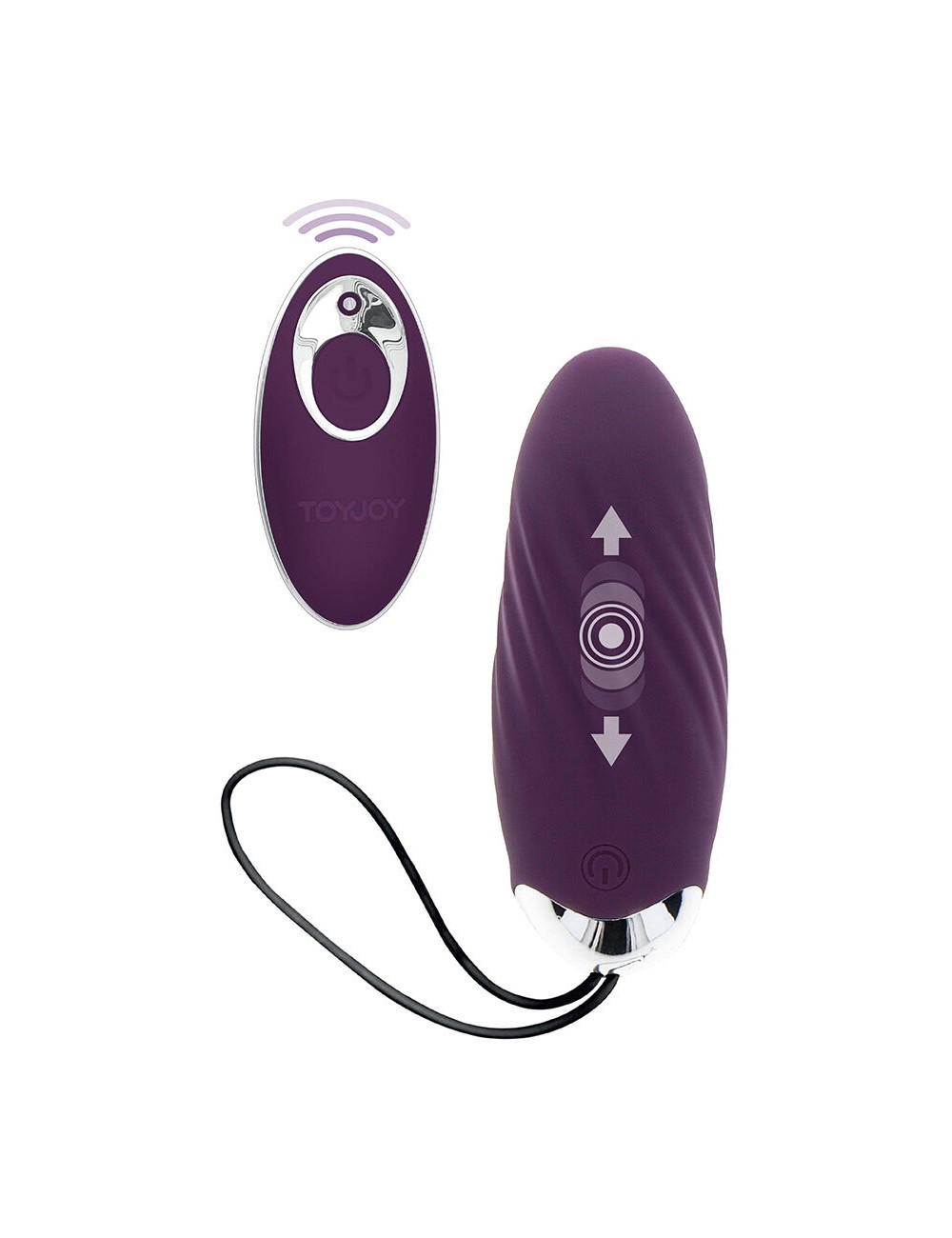 TOYJOY - HAPPINESS KNOCK KNOCK EGGSTAVAGANT VIBRATOR WITH REMOTE CONTROL PURPLE TOYJOY - HAPPINESS KNOCK KNOCK EGGSTAVAGANT VIBRATOR WITH REMOTE CONTROL PURPLE