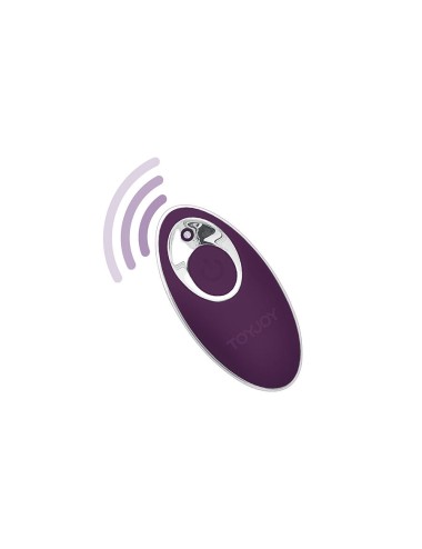 TOYJOY - HAPPINESS KNOCK KNOCK EGGSTAVAGANT VIBRATOR WITH REMOTE CONTROL PURPLE