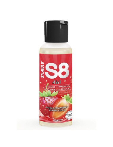STIMUL8 - S8 4 IN 1 STRAWBERRY DESSERT LUBRICANT 125 ML