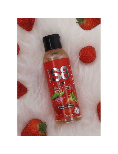 STIMUL8 - S8 4 IN 1 STRAWBERRY DESSERT LUBRICANT 125 ML