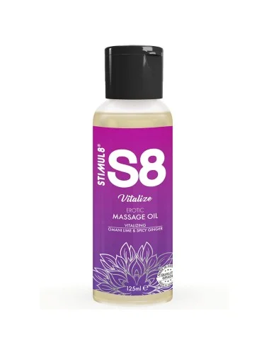 STIMUL8 - S8 VITALIZE LIME MASSAGE OIL 125 ML