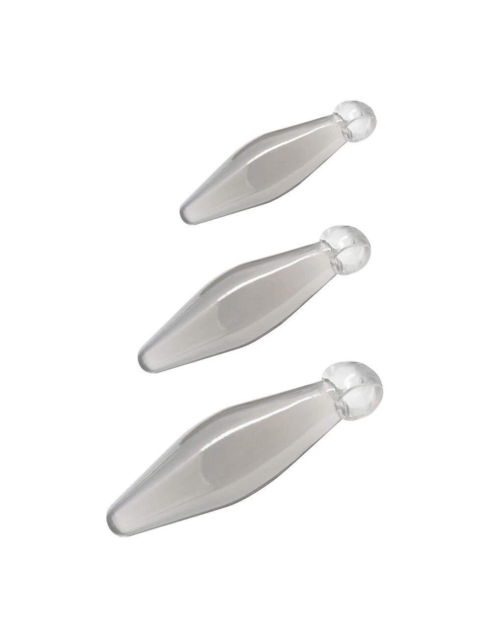 TOYJOY - ANAL PLAY 3-PIECE TRANSPARENT FINGER RIMMER