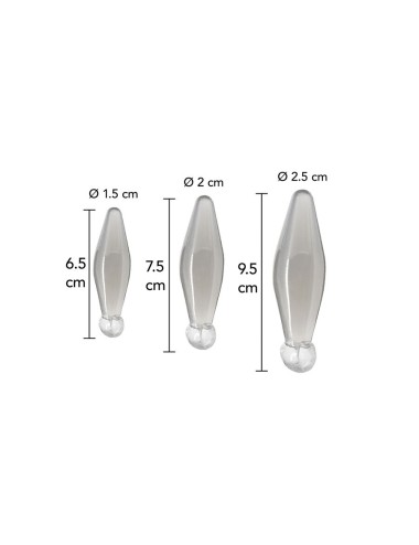 TOYJOY - ANAL PLAY 3-PIECE TRANSPARENT FINGER RIMMER