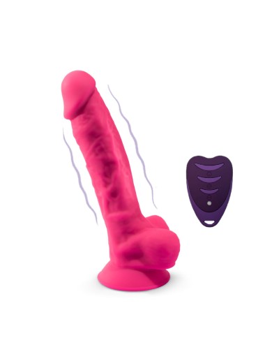 SILEXD - REALISTIC PENIS MODEL 18 PINK VIBRATION + REMOTE CONTROL LRS